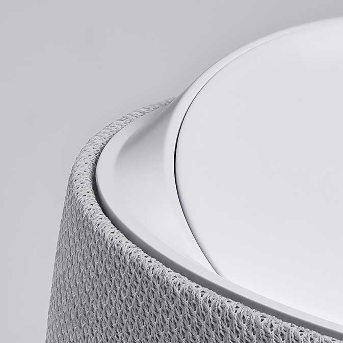 Belkin G1S0001 Soundform Elite Smart Speaker image, white, close-up view